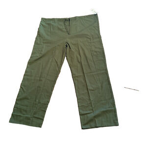 New Butter Soft Stretch Scrub Pants 2 pair olive green Unisex sz XL cargo
